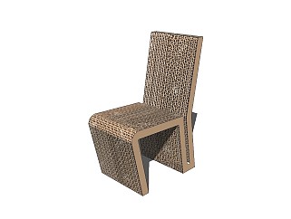 精品现代室内<em>木质座椅</em> 座凳su模型